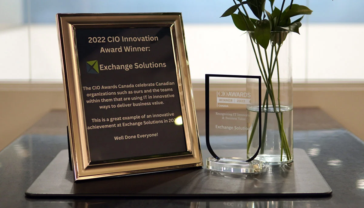 Exchange Solutions Named 2022 CIO Award Winner for Business Technology Innovation - Press Release thumbnail